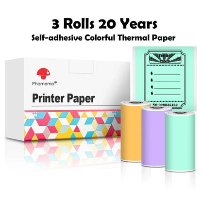 Thermal Print™ Self-Adhesive Transparent Sticker rolls